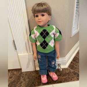 My twinn doll 23” blonde hair brown eyes